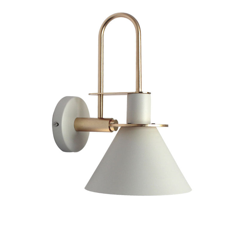 Macaron Horn Iron Hallway Wall Lamp