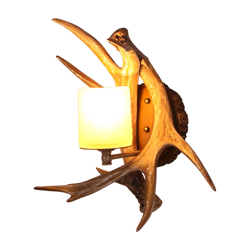 Antler Glass Wall Lamp