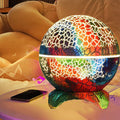 Cracked Planet Bluetooth Music Table Lamp