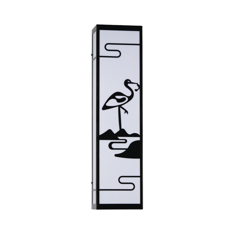 Crane Rectangle Patio Outdoor Light