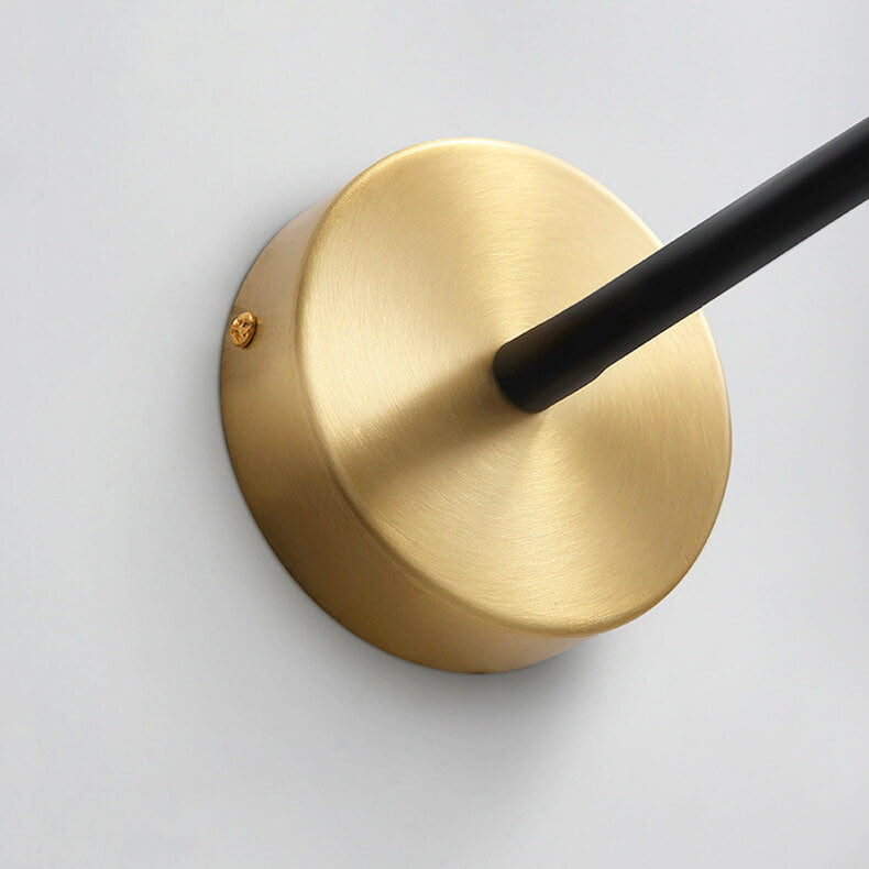 Hose Brass Reading Wall Lamp