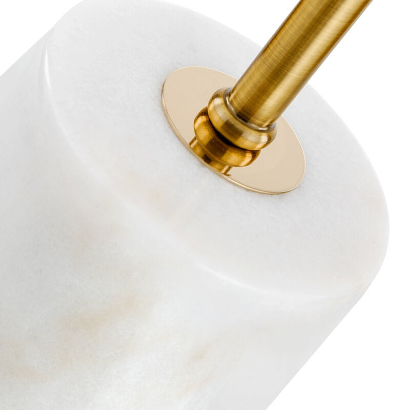 Frosted Glass Ball Marble Table Lamp