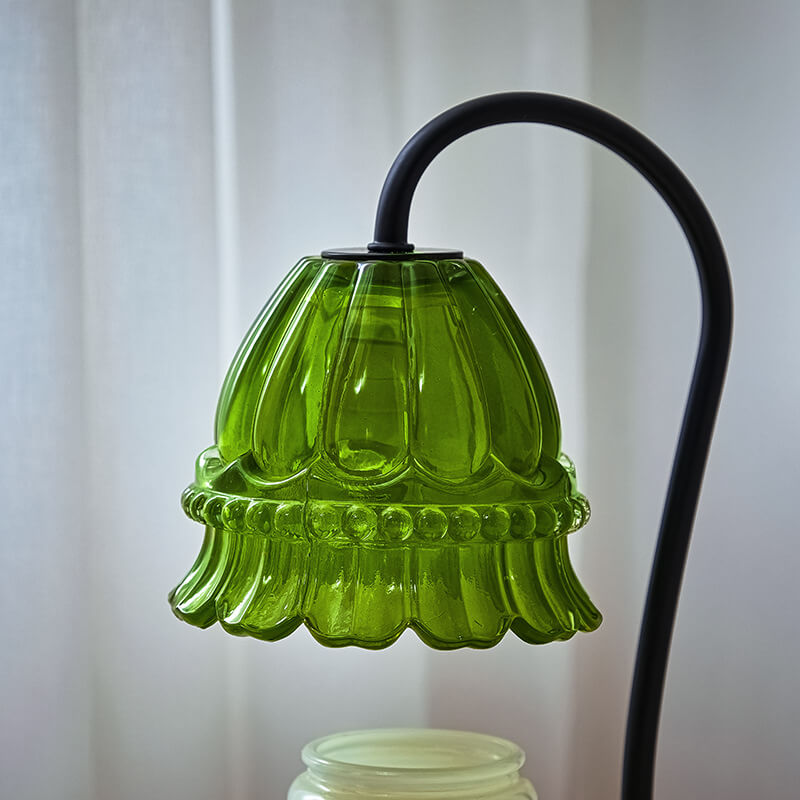 Lily Valley Glass Marble Table Lamp