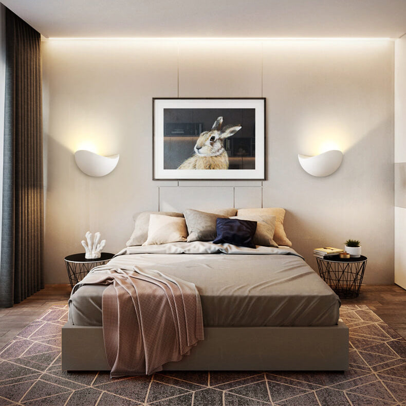 Half Round Aluminum Wall Lamp