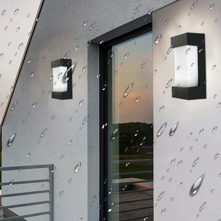 Square Acrylic Outdoor Light
