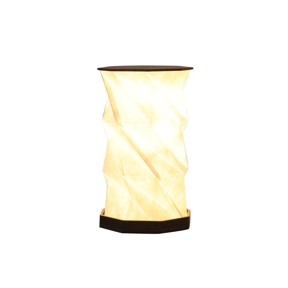 Rotating Foldable Wooden Touch Table Lamp