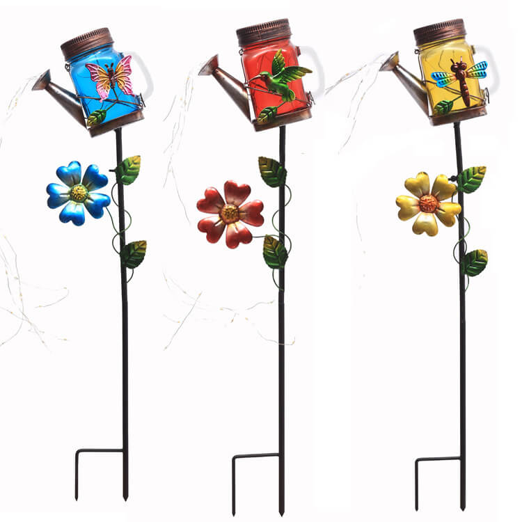 Decoration Wrought Iron Kettle Outdoor Light