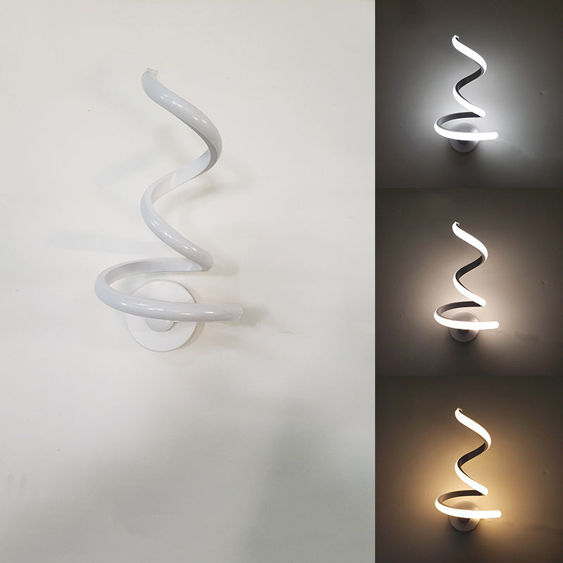 Bar Wave Aluminium Acrylic Wall Lamp