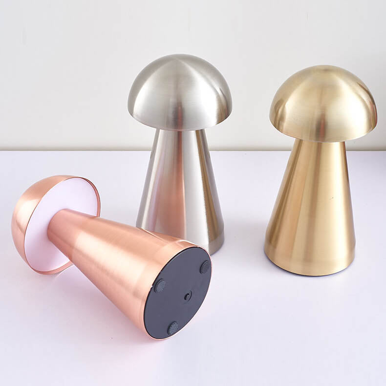 Wrought Iron Mushrooms Table Lamp