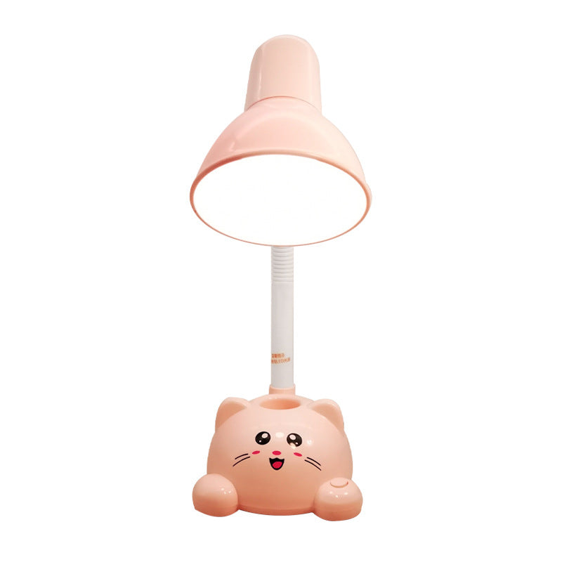 Cartoon Cat Student Eye Table Lamp