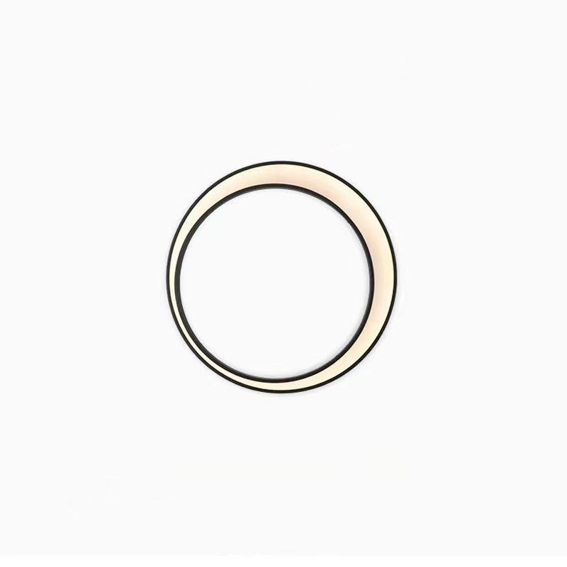 Crescent Circle Stainless Steel Outdoor Light