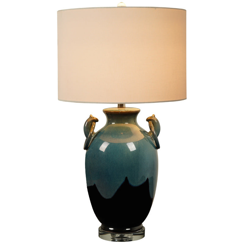 Minimal Ceramic Cloth Table Lamp