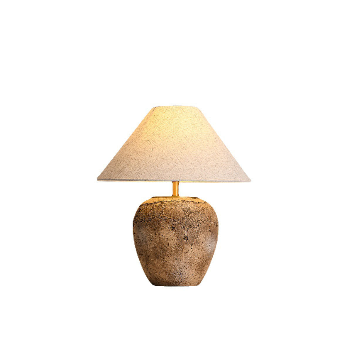Shabby Chic Cone Fabric Table Lamp