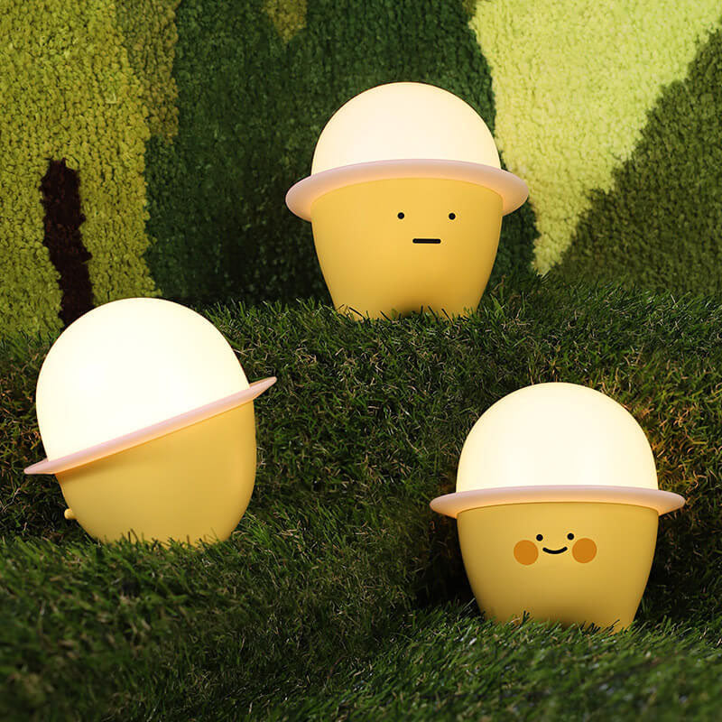 Cute Emoji Silicone Night Table Lamp