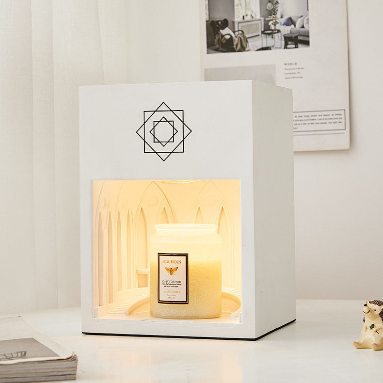 Square Resin Melting Wax Table Lamp