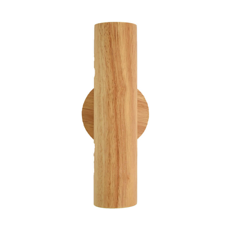 Warm Solid Wood Strip Wall Lamp