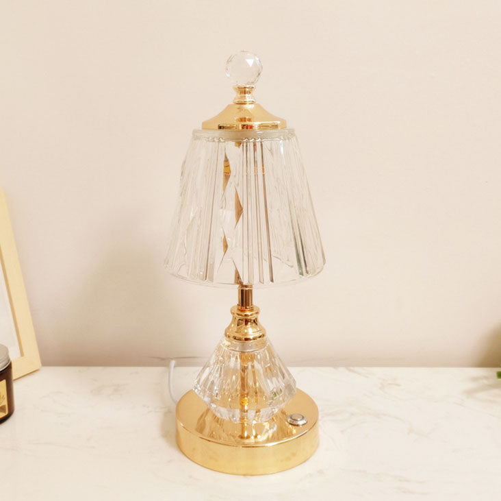 Crystal Glass Diamond Table Lamp