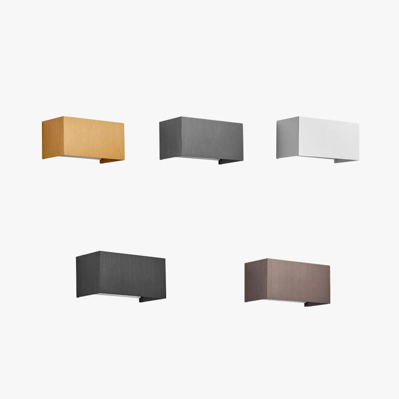 Aluminum Square Flat Beam Wall Lamp