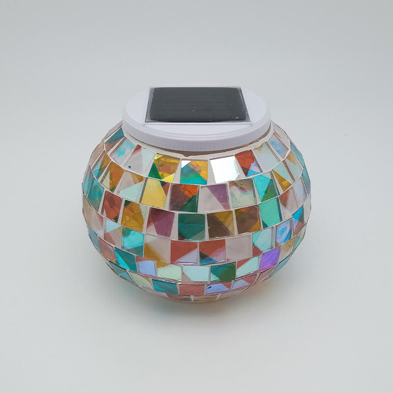 Tiffany Solar Mosaic Outdoor Light