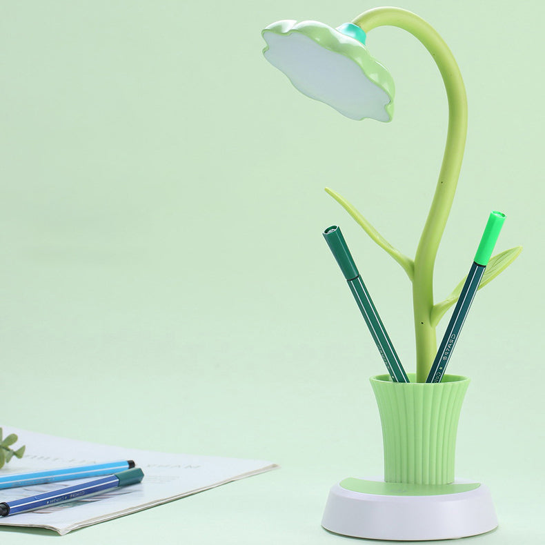 Sun Flower Pen Holder Table Lamp