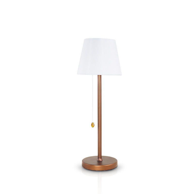 Fabric Aluminum Plastic Silica Table Lamp