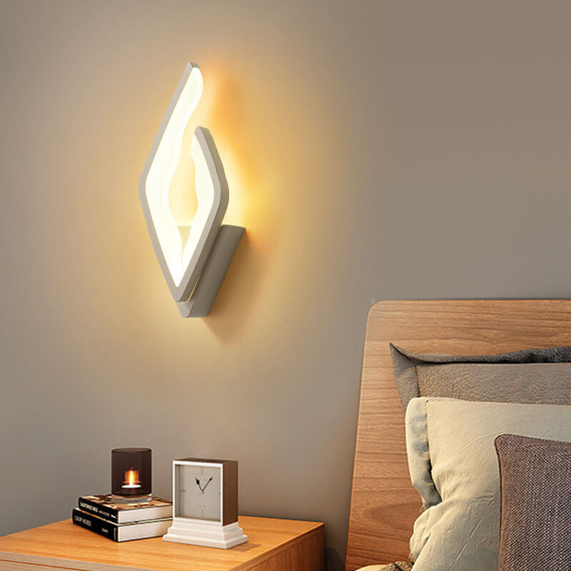 Acrylic Flame Design Wall Lamp