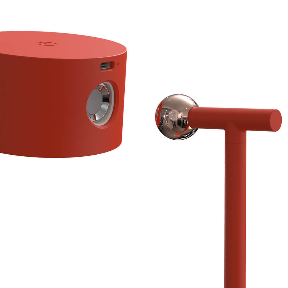 Plastic Round Rotatable Magnetic Table Lamp