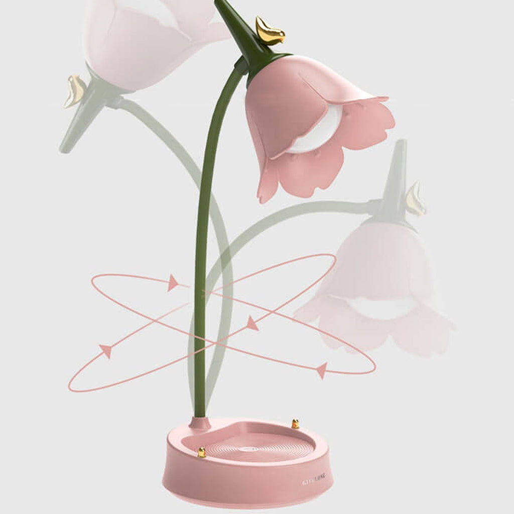 ABS Flower Bird Design Table Lamp