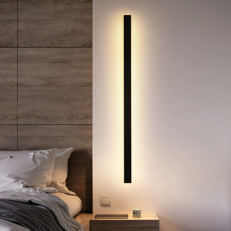 Long Rectangular Aluminum Acrylic Outdoor Light