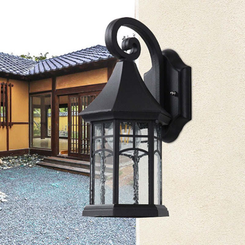 Aluminum Glass Conical Prism Outdoor Light