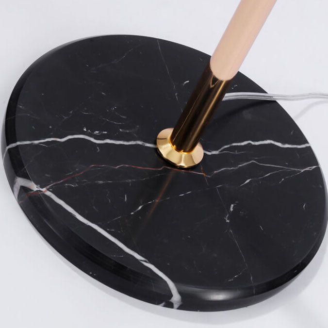 Dandelion Crystal Aluminum Marble 9-Light Floor Lamp