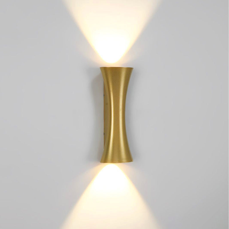 Rectangle Upper Lower Illuminated Outdoor Light