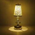 Fabric Crystal Table Lamp