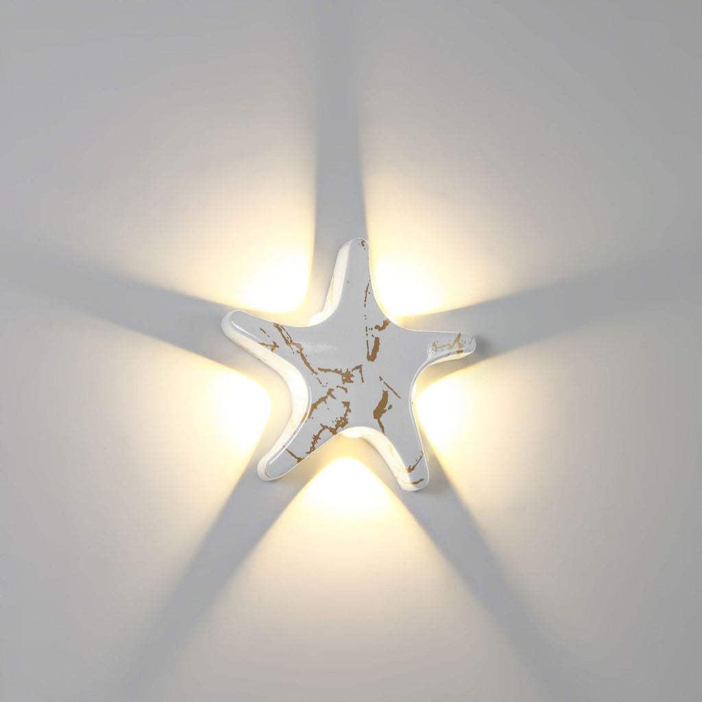 Aluminum Starfish Design Patio Outdoor Light
