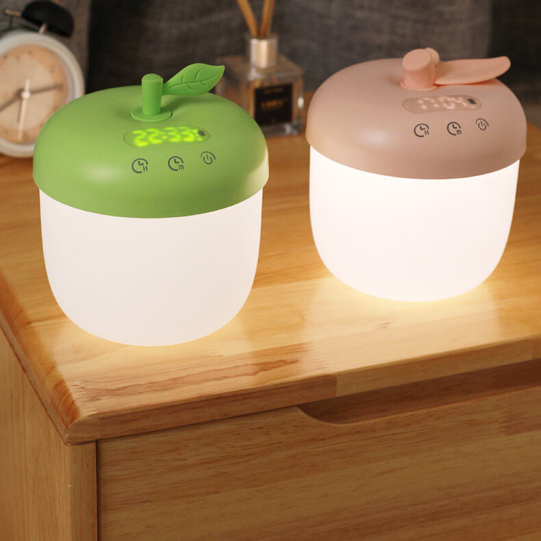 Apple Clock Touch Night Table Lamp