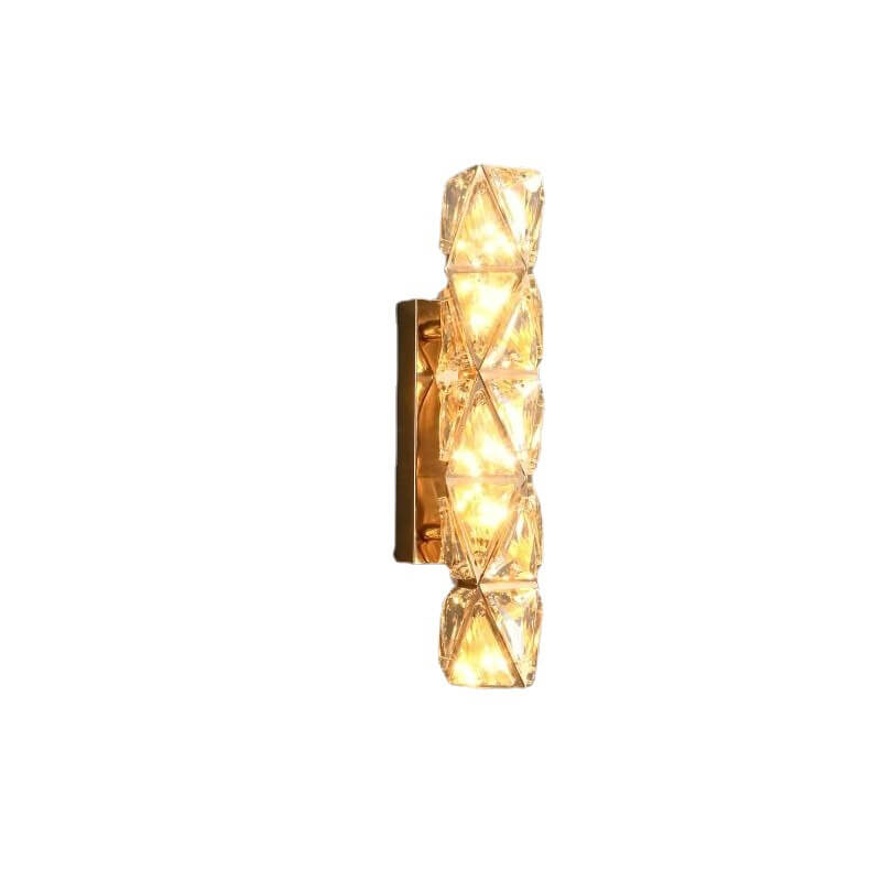 Gold Crystal Diamond Texture Wall Lamp