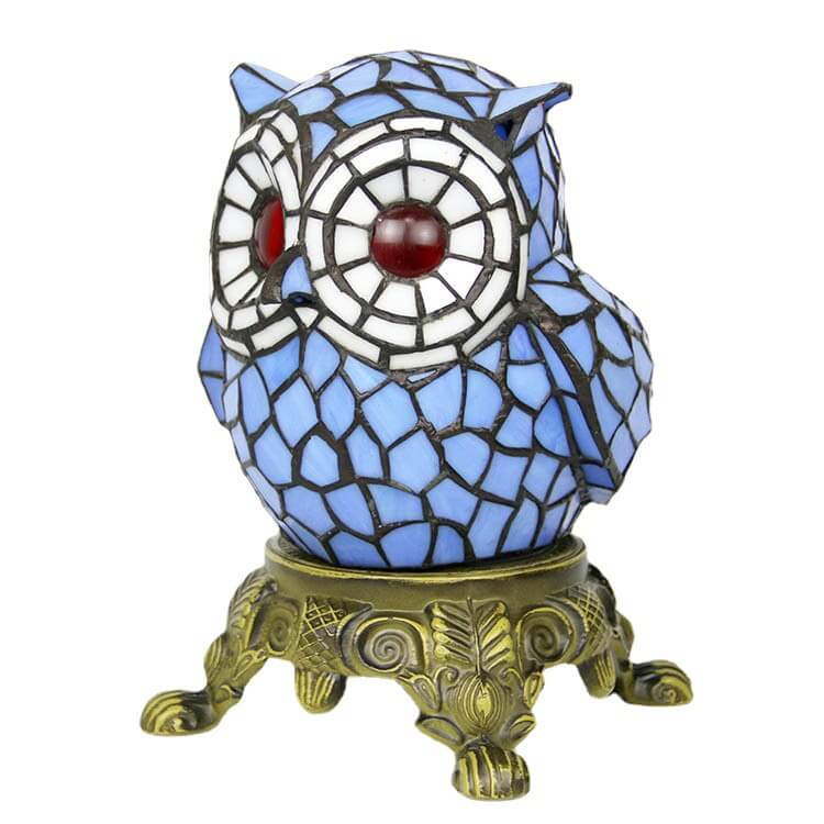 Cartoon Parrot Resin Stained Table Lamp