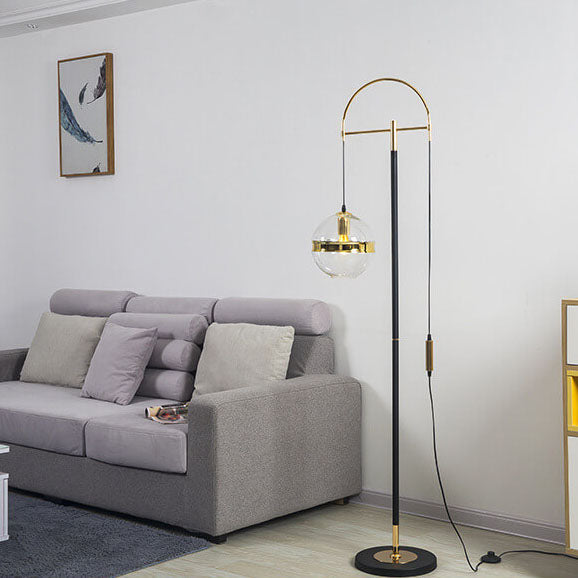 Fishing Rod Ball Iron Floor Lamp