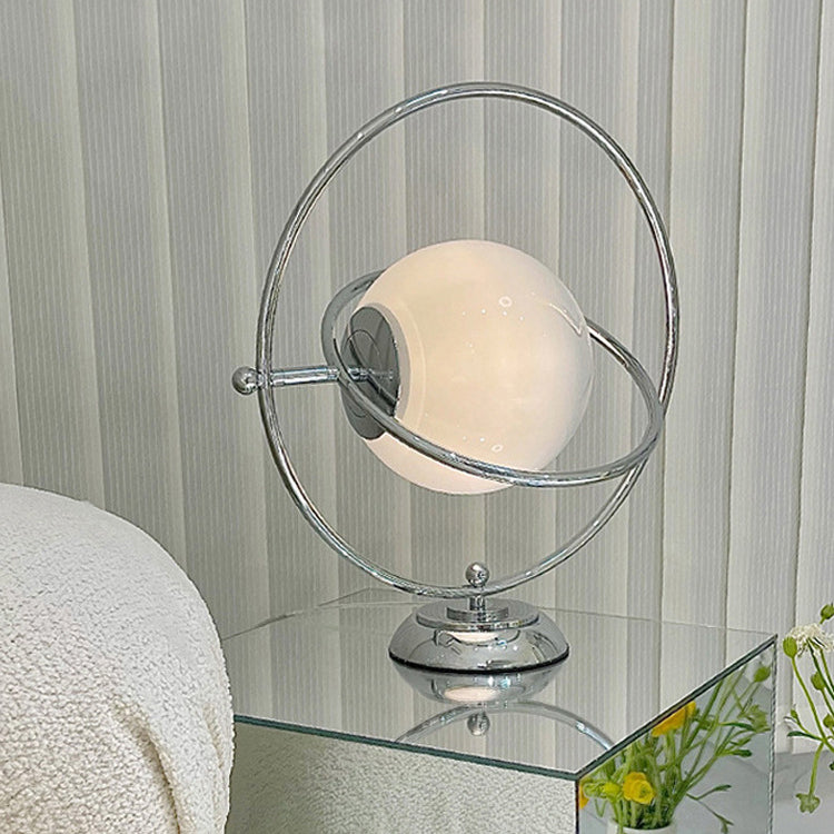 Rotatable Glass Planet Hardware Table Lamp