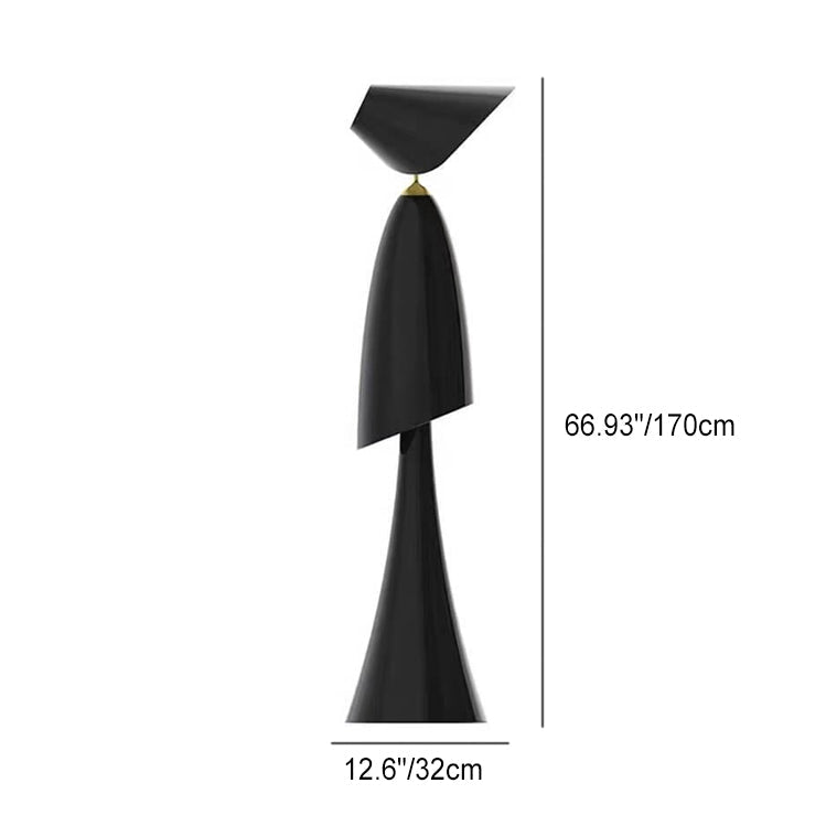 Human-Shaped Iron Glass Floor Lamp