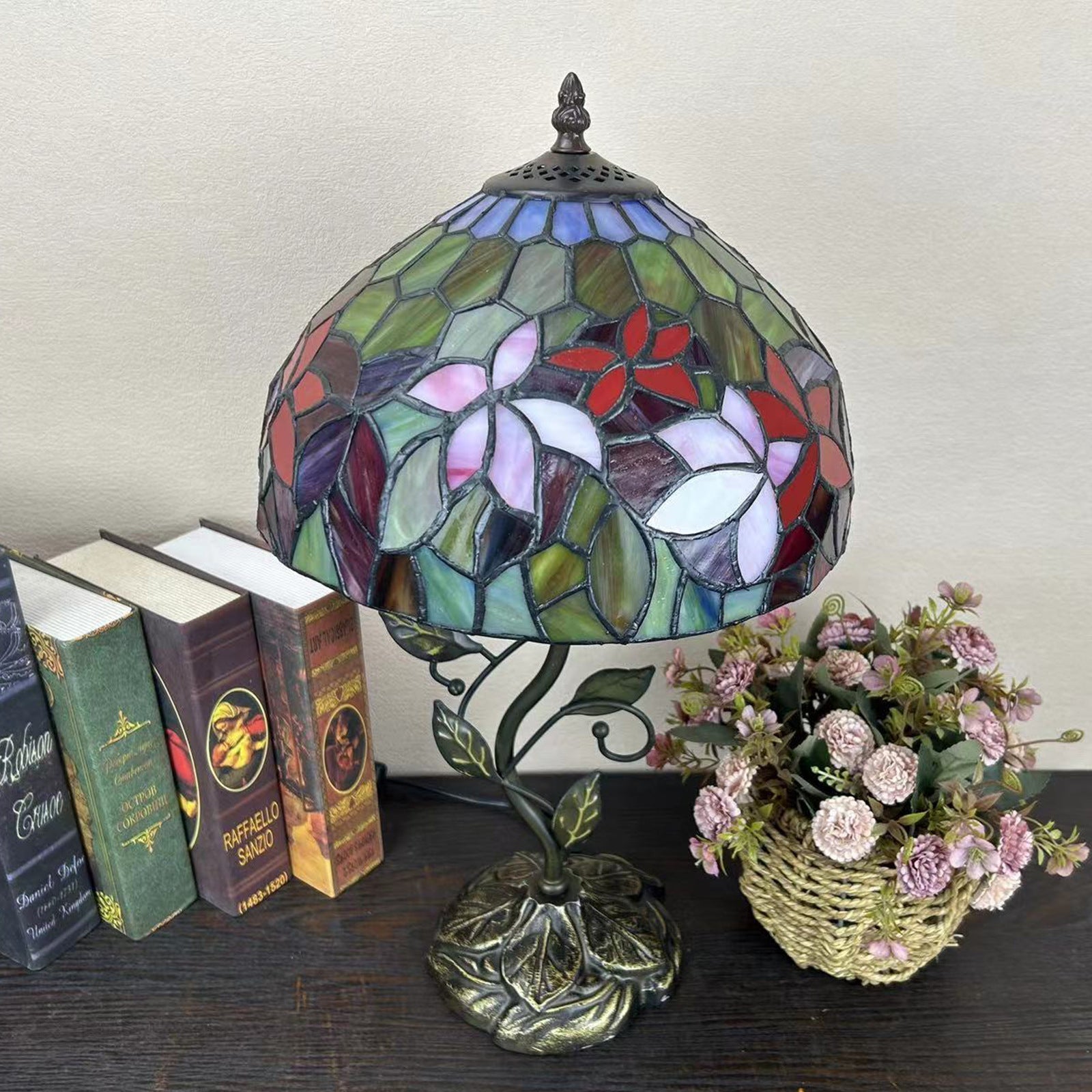 Dome Iron Glass Living Table Lamp