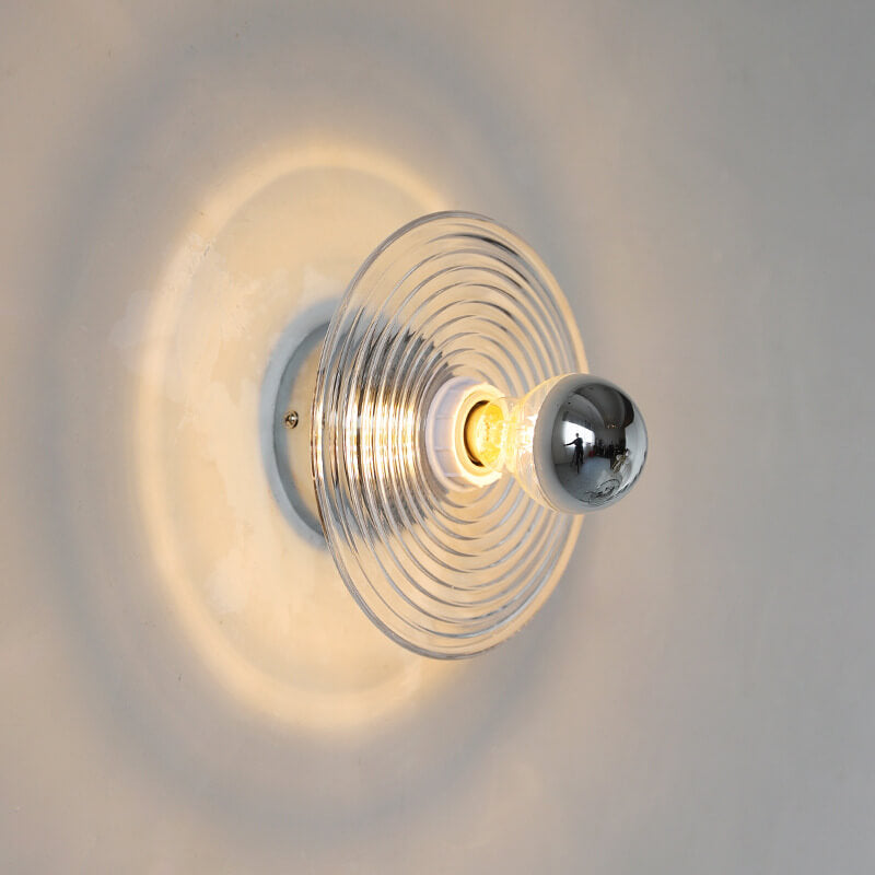 Water Ripple Transparent Glass Wall Lamp