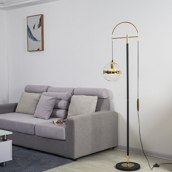 Glass Ball Floor Lamp