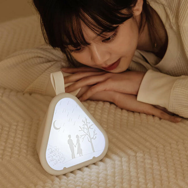 Triangle Seven Color Atmospheric Table Lamp