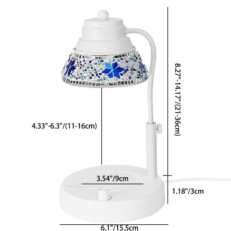 Disc Cylinder Iron Plastic Table Lamp