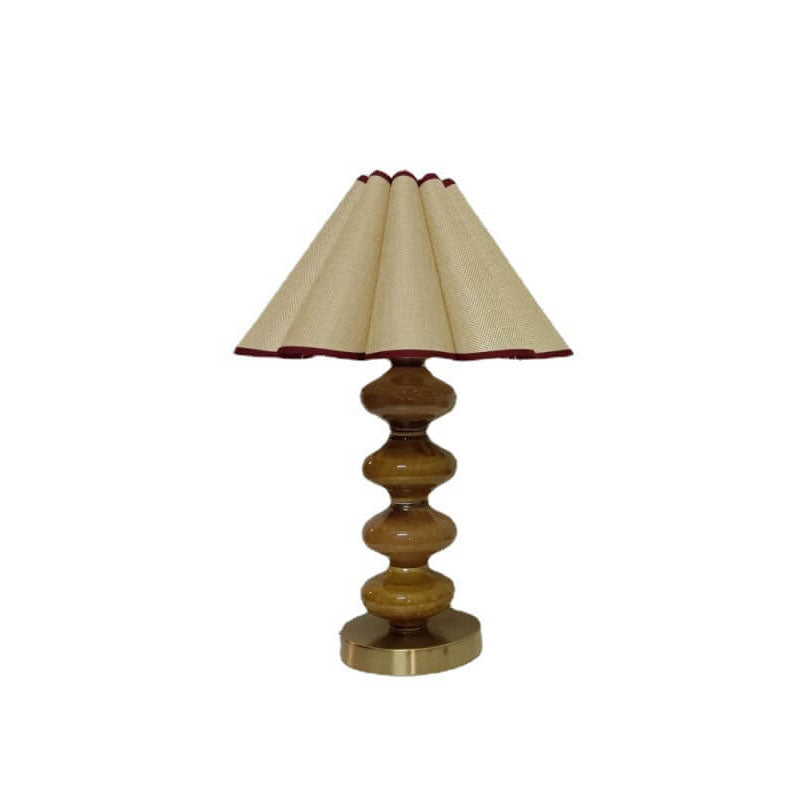 Canvas Petal Ceramic Table Lamp