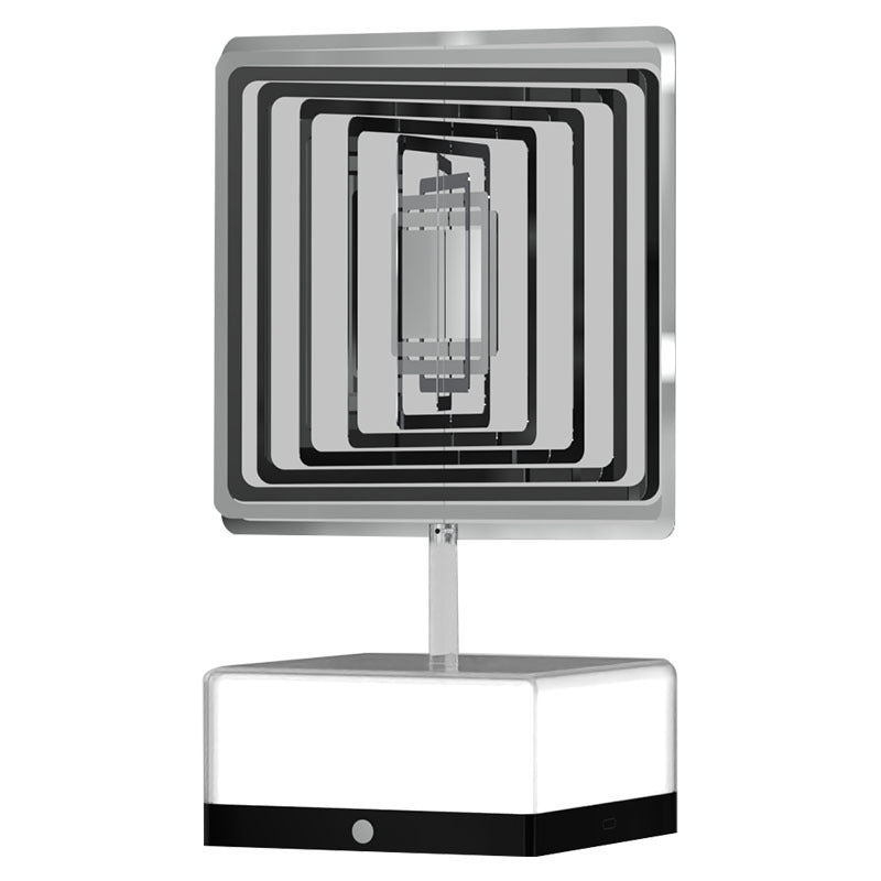 Stainless Steel ABS Cubic Table Lamp