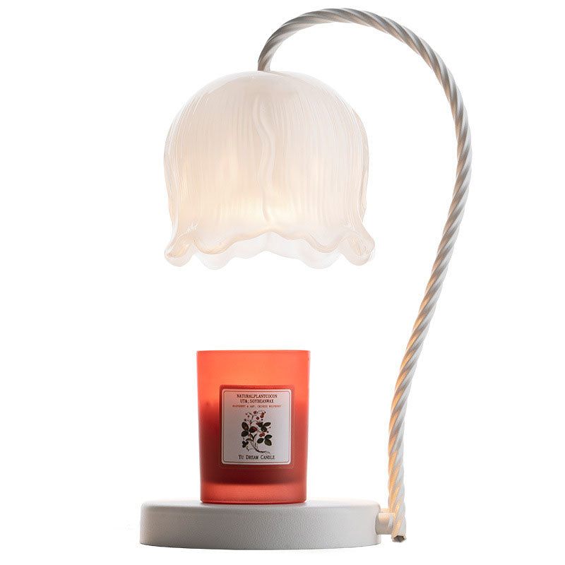 Bellflower Iron Glass Aromatherapy Table Lamp