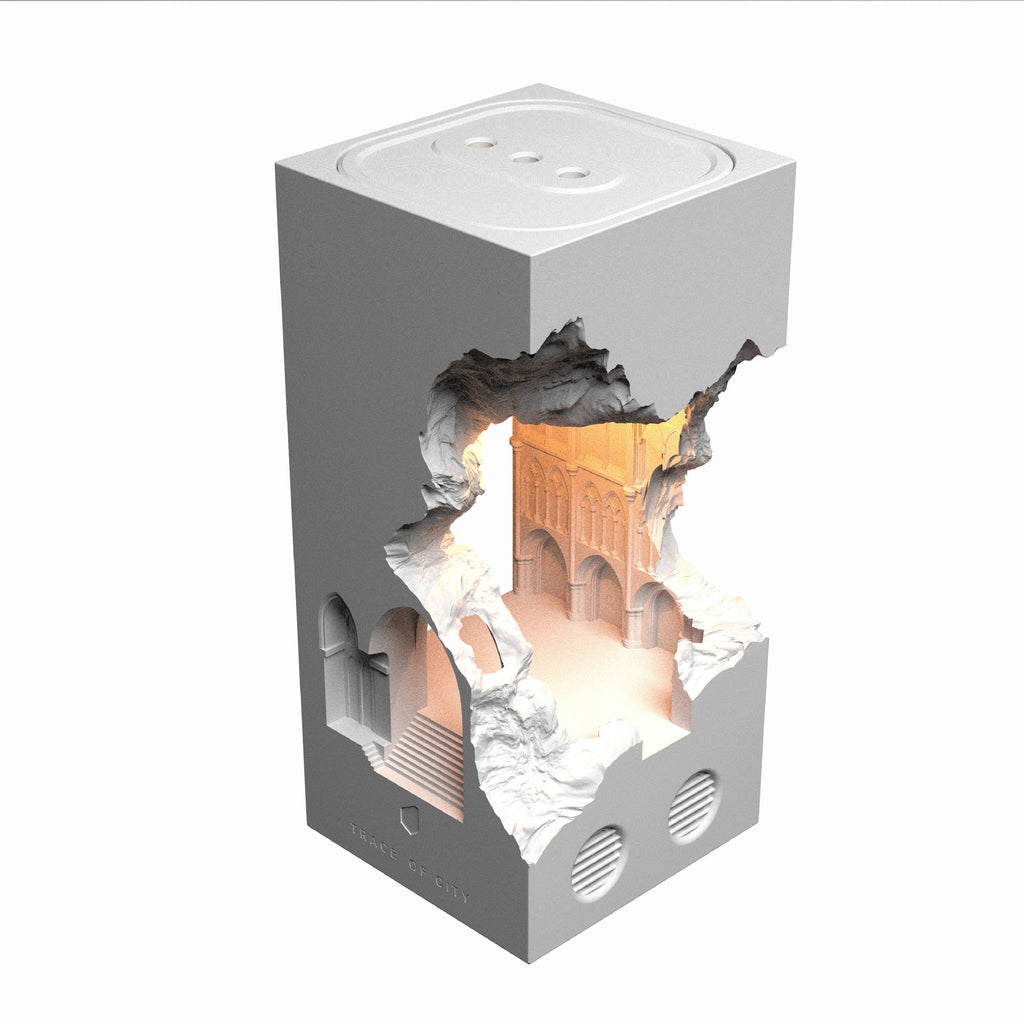 Notre Dame Cement Melting Table Lamp