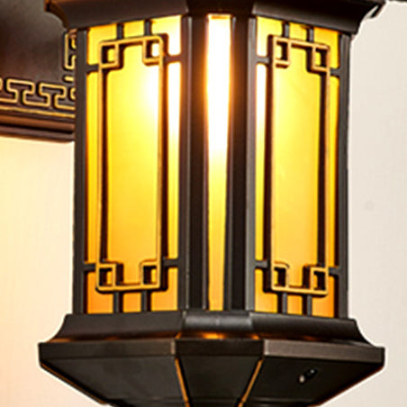 Aluminum Glass Cylinder 1/2 Outdoor Light